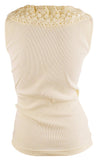 Lauren Ralph Lauren Women's Ruffled Lace Knit Top