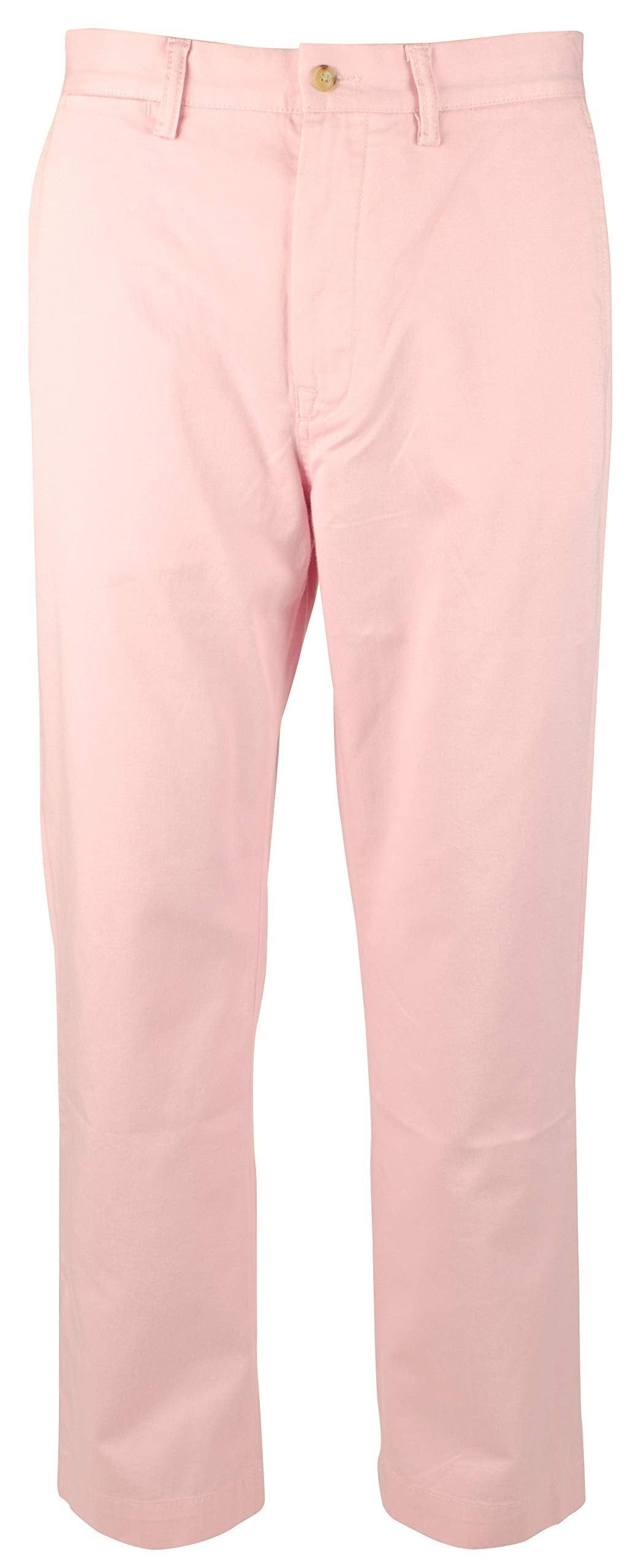 Men's Classic Fit Chino Pants-P-30WX30L Pink