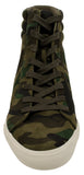 Polo Ralph Lauren Men's Gaven Camo Print Suede High Top Sneakers