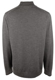 Men's Quarter Zip Merino Sweater-AM-XX-Large