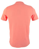 Men's Fancy Polo Print Classic Fit Polo Shirt Almfi Red Small