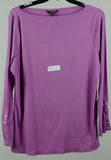 Customer Return Lauren Ralph Lauren Women's Plus Size Boatneck Jersey Top-H-3X