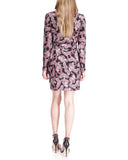 Michael Michael Kors Women’s Paisley-Print T-Shirt Dress Royal/Pink Medium