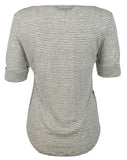 Lauren Ralph Lauren Women's Petite Linen Scoopneck Tee
