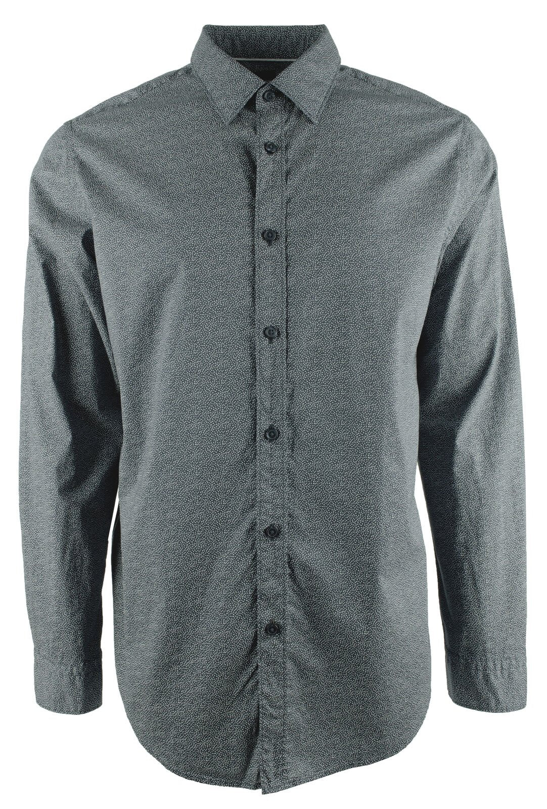 Hugo Boss Men's Lukas Regular Fit Long Sleeve Shirt 2XL Navy Blue