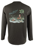 Tommy Bahama Men's Santa On Holiday Long Sleeves Shirt-C-Small