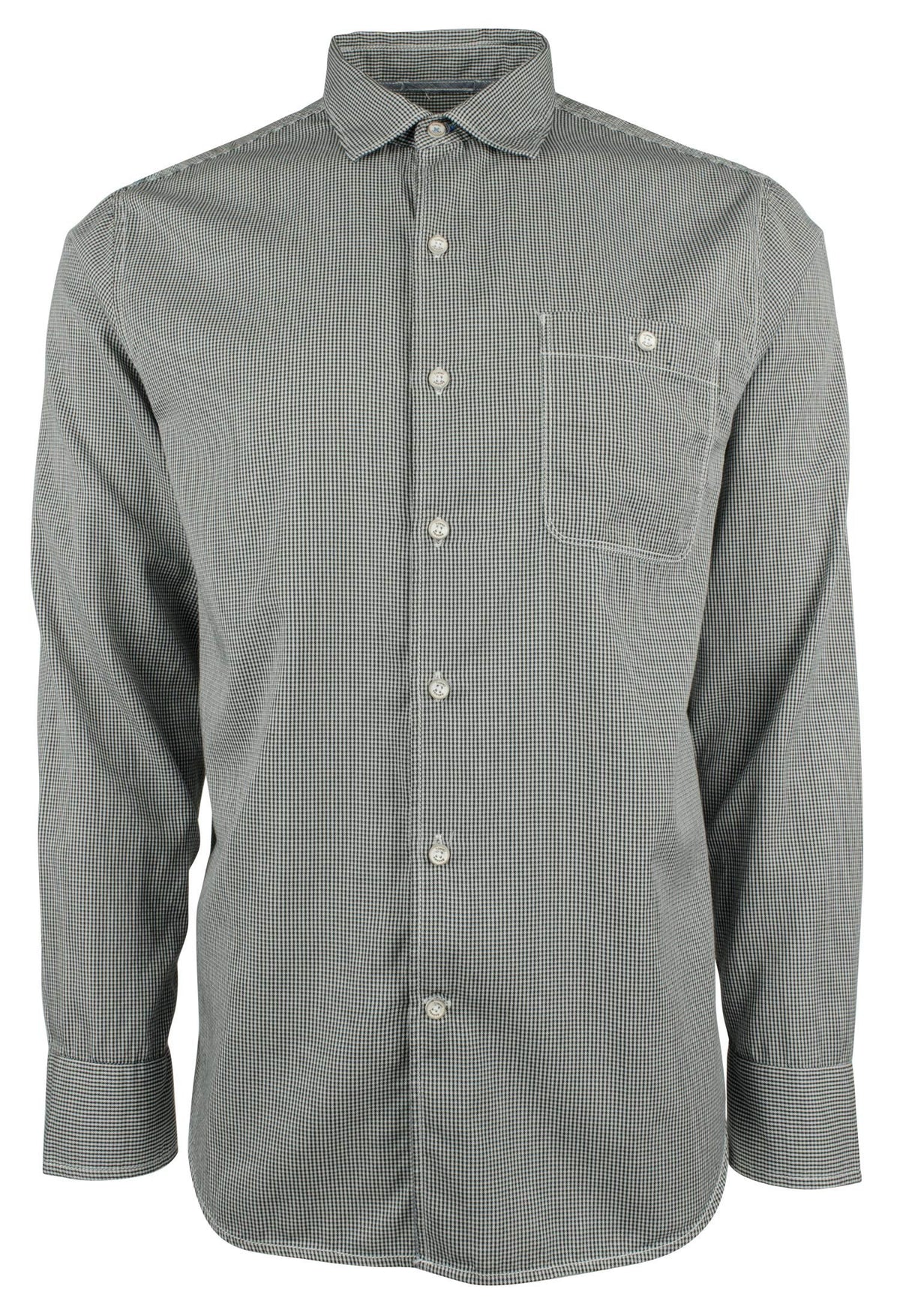 Camisa de manga larga a cuadros Tommy Bahama para hombre, talla grande y alta, color negro 3XB