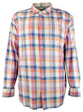 Tommy Bahama Men's Big & Tall Mendocino Plaid Shirt PCrl 4X-Large Tall