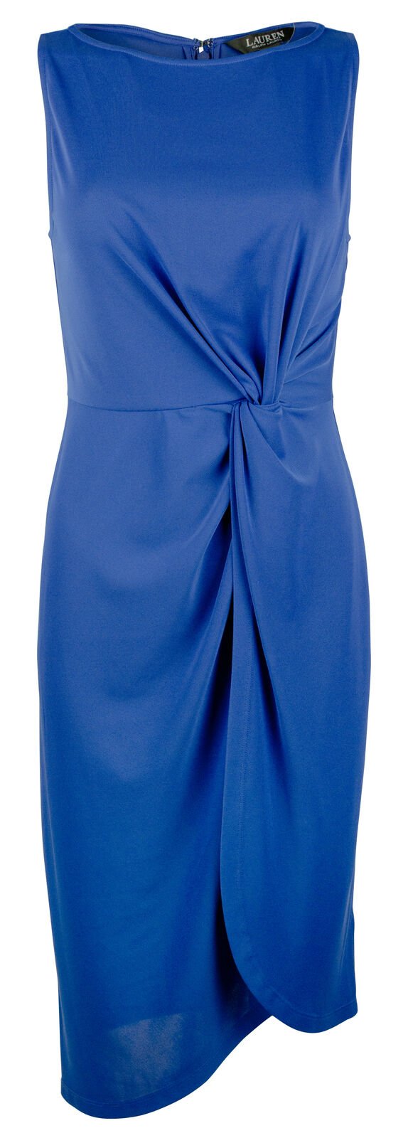 Lauren Ralph Lauren Women's Twist Front Sleeveless Stretch Jersey Dress