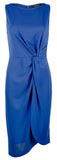 Lauren Ralph Lauren Women's Twist Front Sleeveless Stretch Jersey Dress