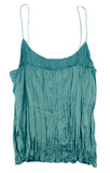 Antonio Melani Women's Camisole Peacock Paradise Top Turquoise Blue Small