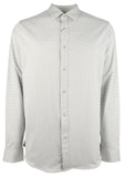 Michael Kors Men's Stretch Gingham Slim Fit Long Sleeve Shirt HGry XL Heather...