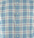Men's Classic Fit Button Down Plaid Shirt SG Small