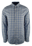 Michael Kors Men's Long Sleeve Plaid Cotton Slim Fit Shirt SB L