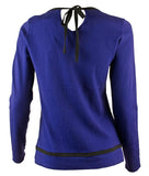 Ralph Lauren Women's Contrast Trim Pullover Sweater