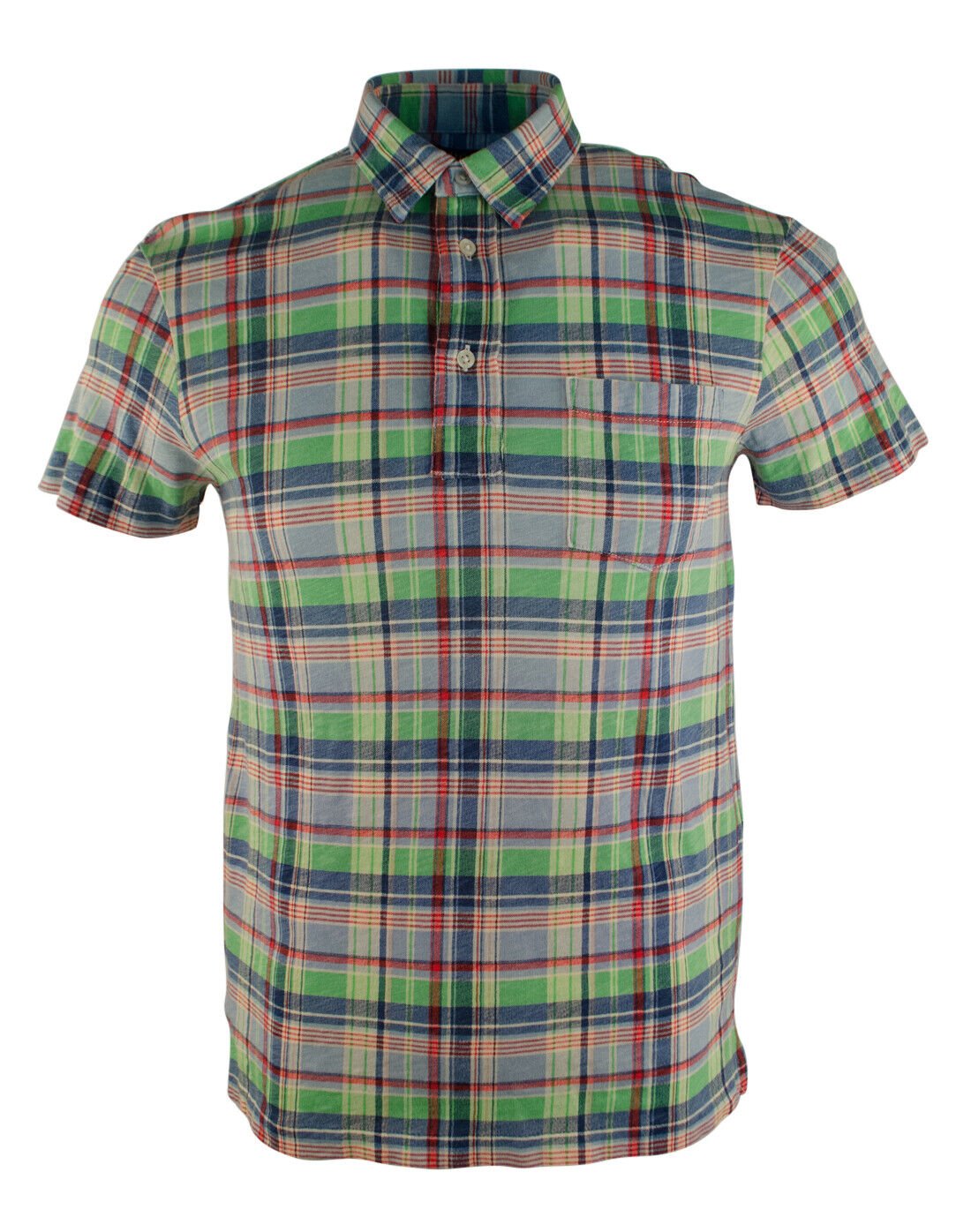 Polo Ralph Lauren Men's Short Sleeve Plaid Jersey Polo Shirt Small