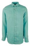 Michael Kors Men's Long Sleeve Tailored Linen Shirt