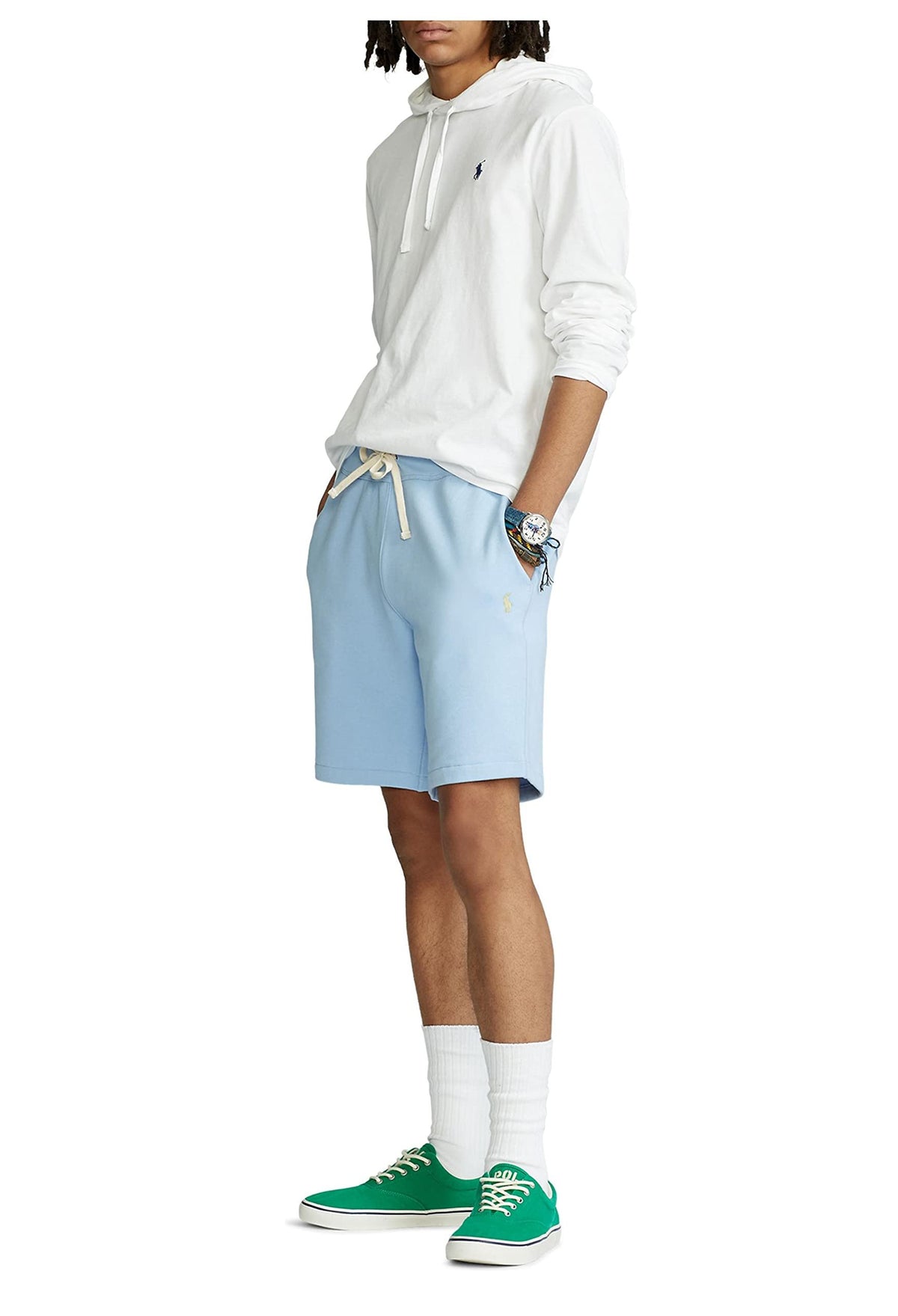 Polo Ralph Lauren Men's Fleece Shorts, Blue Note, XL