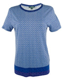 Lauren Ralph Lauren Women's Medallion Print Linen Blend Shirt