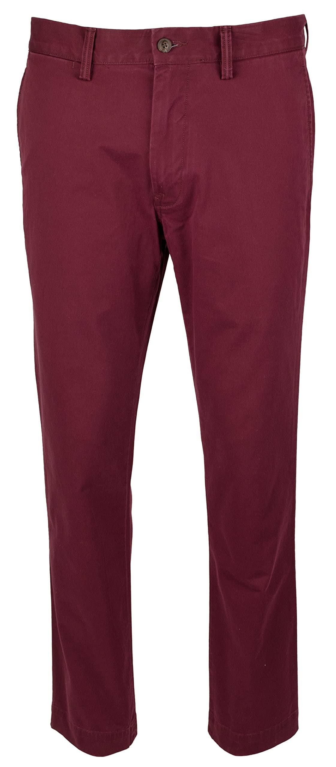Polo Ralph Lauren Men's Stretch Slim Fit Chino Pants Rd 34WX34L Red
