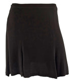 Polo Ralph Lauren Women's Flared Mini Skirt Size 14 Black Crepe