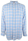 Southern Tide Erkek Kenevir Karışımlı Headland Bayfront Ekose Spor Gömlek Küçük Tekne Mavisi