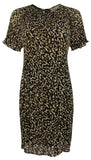 Michael Kors Women's Pleated Camouflage Print Dress SG XSmall