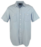 Customer Return  Ralph Lauren Men's Chambray Workshirt-BW-S