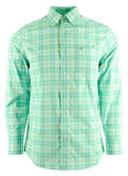 Southern Tide Men's Convoy Plaid Intercoastal Long Sleeve Shirt C S