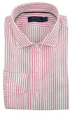 Polo Ralph Lauren Men's Linen Blend Long Sleeve Button-down Shirts Blue Pink