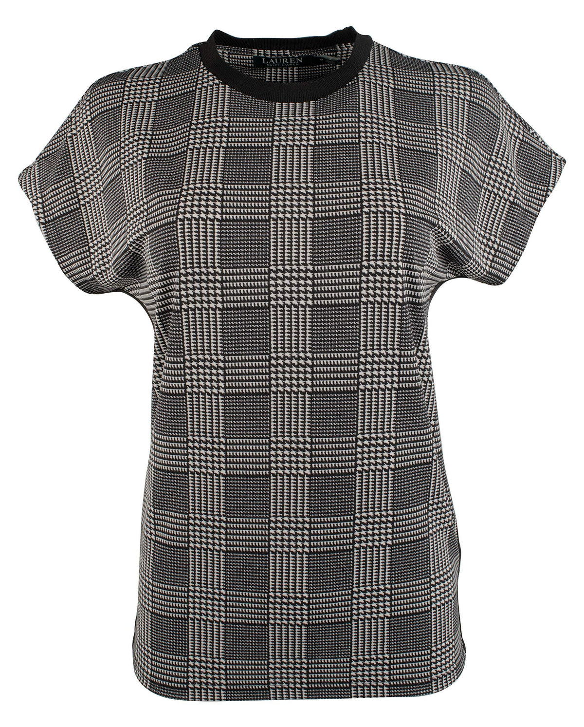 Lauren Ralph Lauren Women's Petite Plaid Jersey Shirt