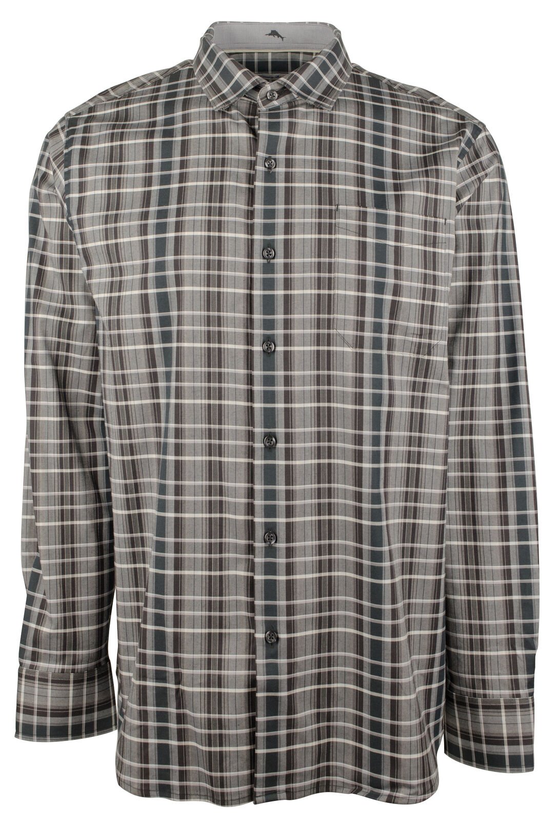 Customer Return Tommy Bahama Men's Lazlo Plaid Long Sleeve Shirt 2XL