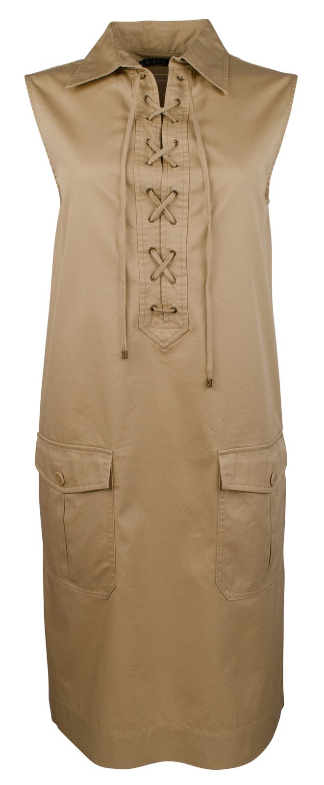 Ralph Lauren Women's Lace Up Shift Dress-PW-M