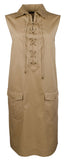 Ralph Lauren Women's Lace Up Shift Dress-PW-M