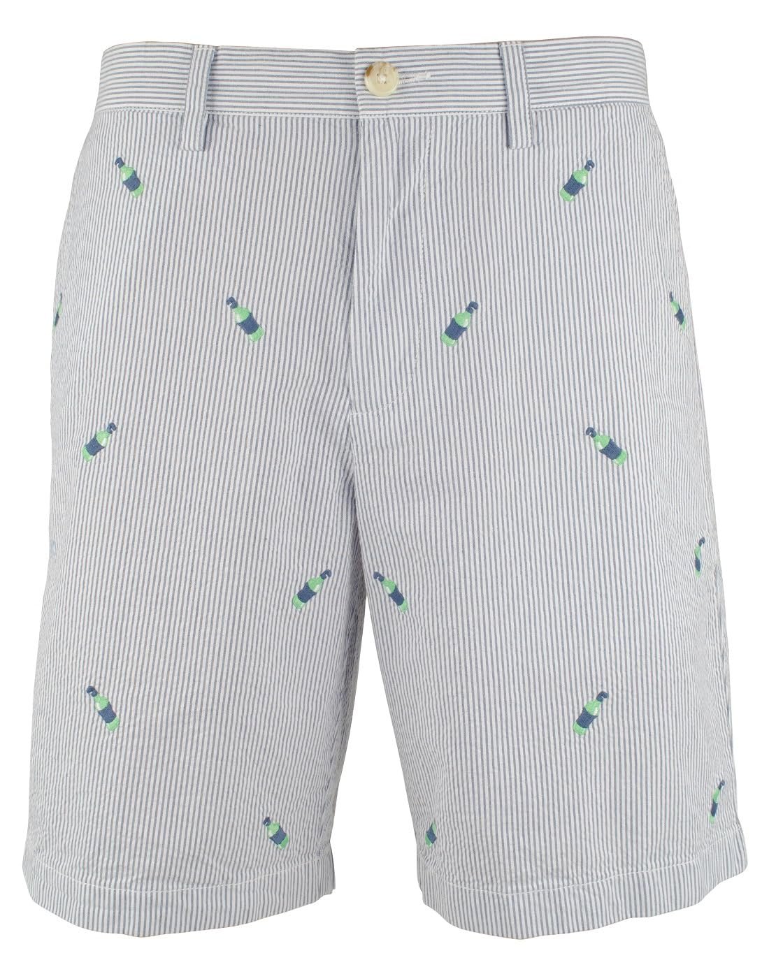 Southern Tide Men's 9 Inch Shorts With Embroidered Bottles