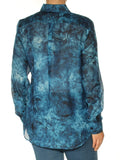 Ralph Lauren Women's Petite Tie Dye Button Down Shirt MI Small
