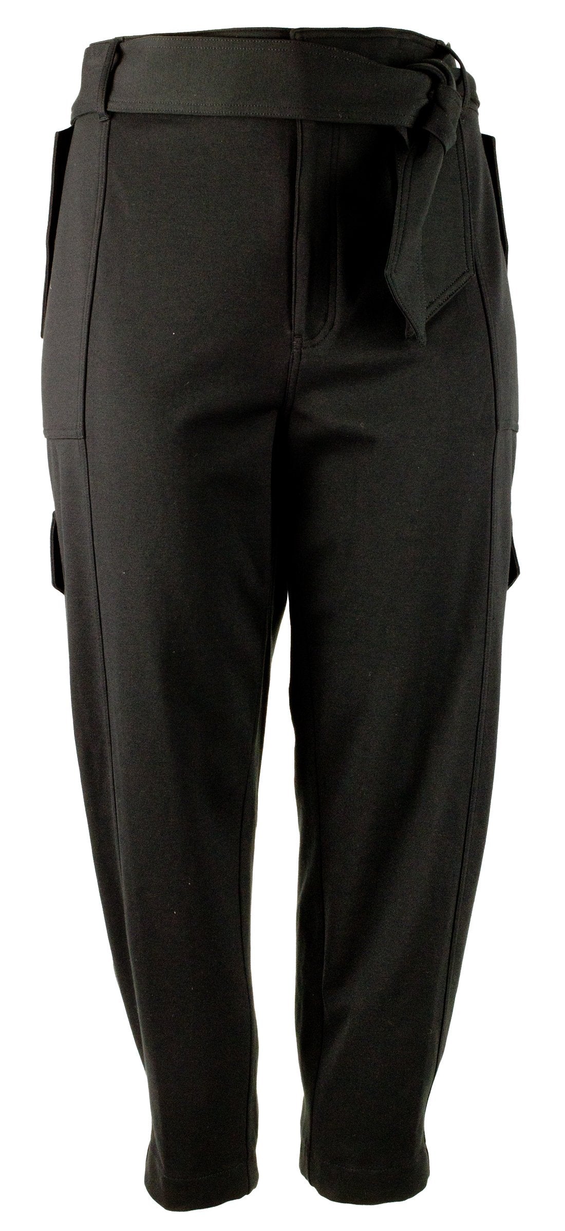 Lauren Ralph Lauren Women's Plus Size Solid Cargo Pants Black 3X