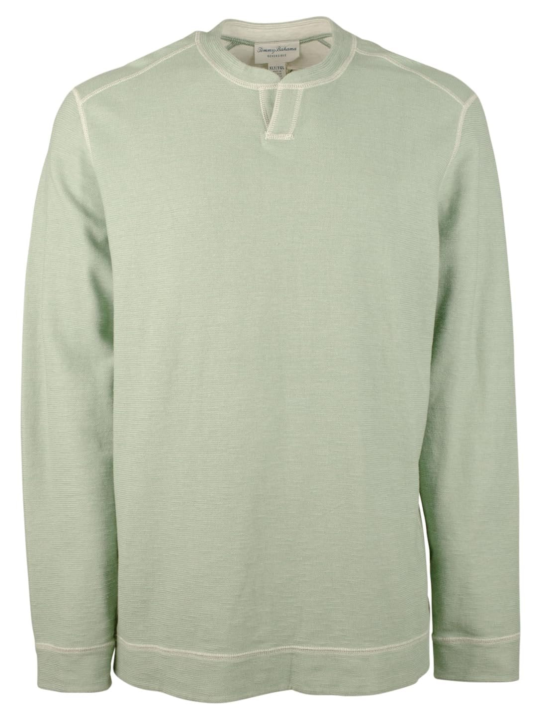 Sudadera reversible Tommy Bahama Fliprider Abaco para hombre, color helecho tropical, talla pequeña