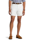 POLO RALPH LAUREN Classic Fit Bedford 6" Shorts Pure White 40 6