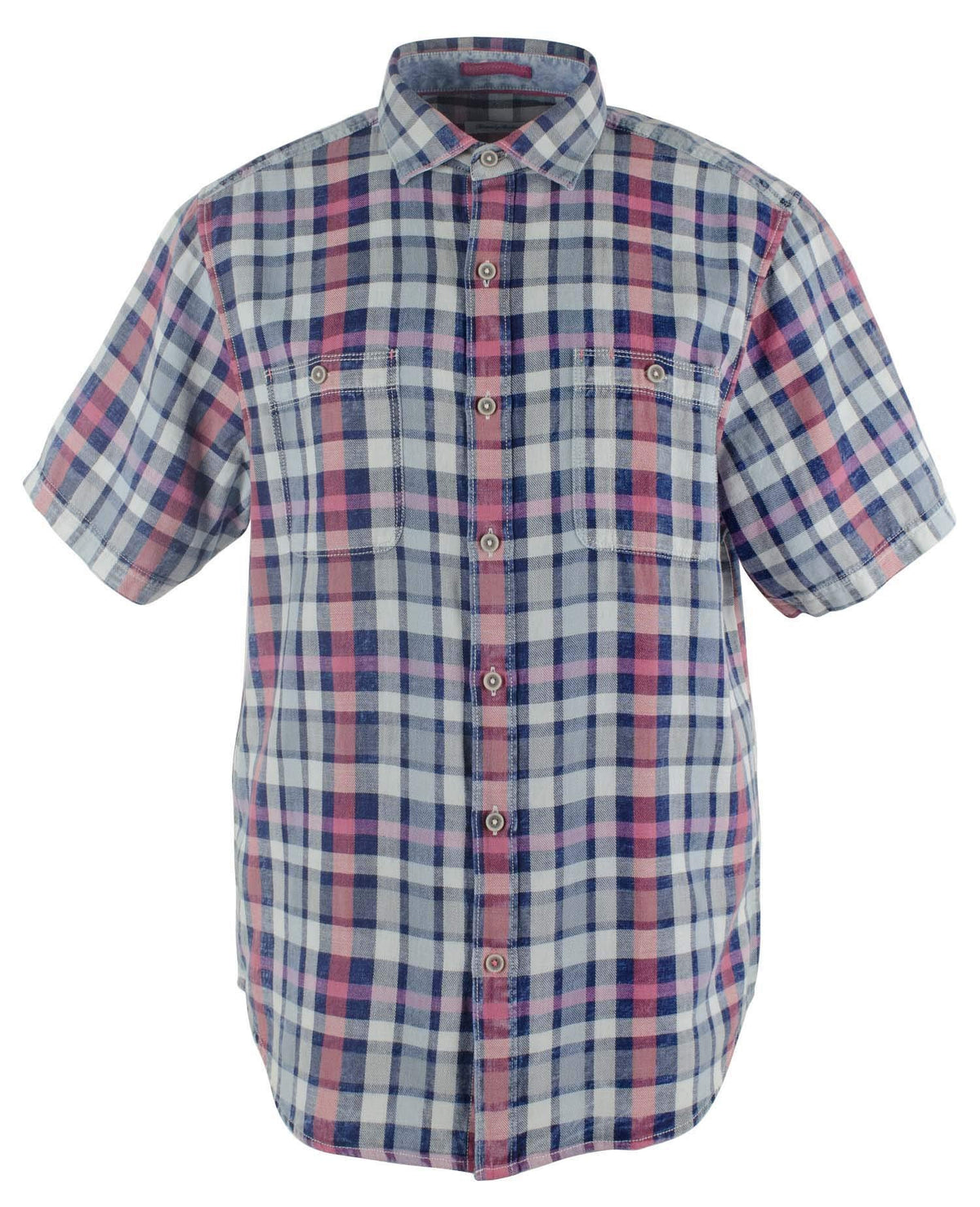 Tommy Bahama Men's Sand Swept Plaid Camp Shirt-TB-S