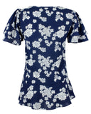 Michael Kors Women's Tiered Embellished Sleeve Top