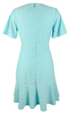 Michael Kors Women's Surplice V neck Short Flutter Dress
