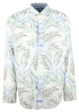 Tommy Bahama Erkek Büyük ve Uzun Coastline Fine Vines Kadife Uzun Kollu Gömlek Paloma 2XB