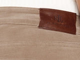 Lauren Ralph Mid-Rise Corduroy Stretch Pant 20W Truffle