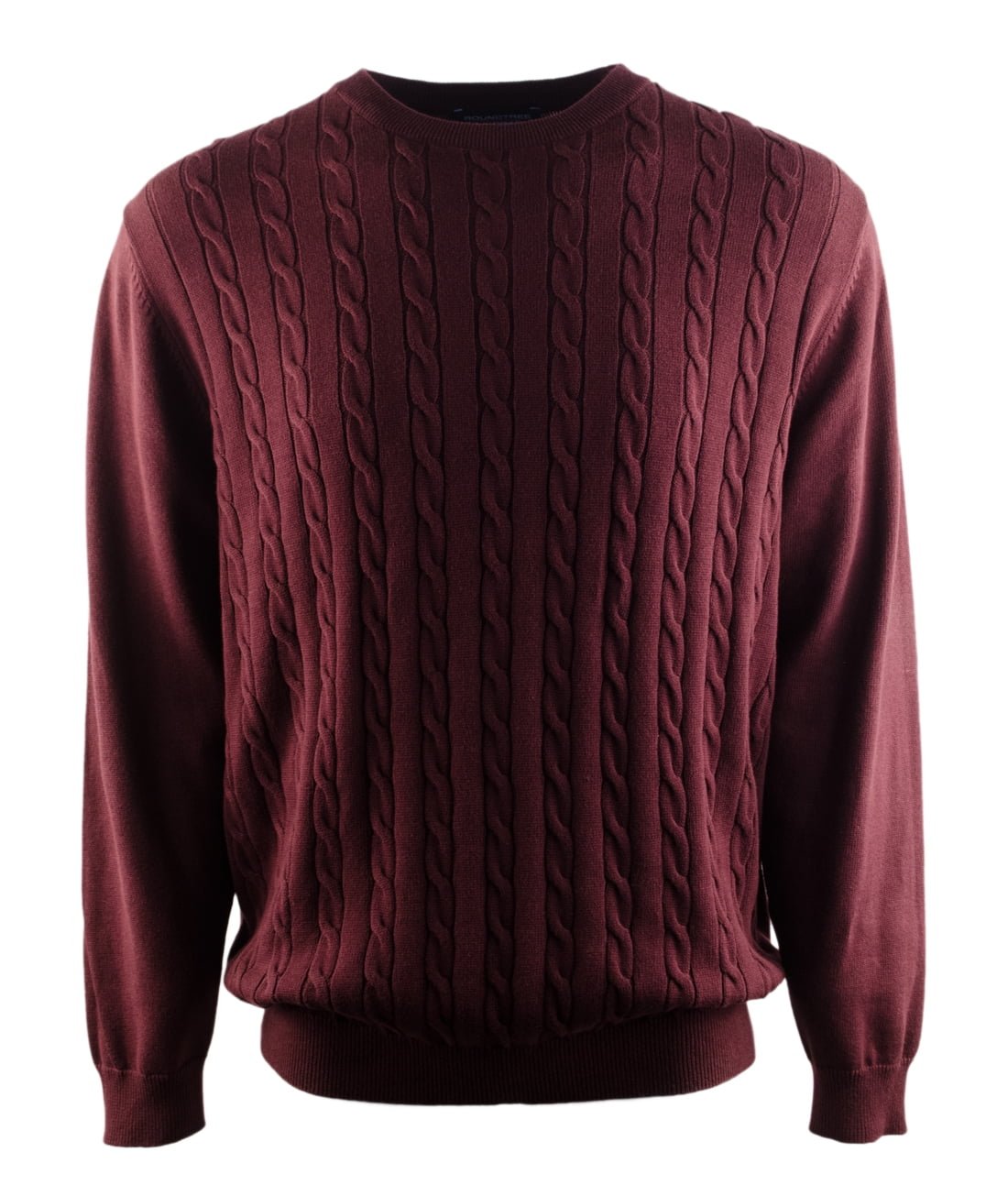 Roundtree & Yorke Men's Crewneck Knit Sweater-W-S