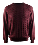 Roundtree & Yorke Men's Crewneck Knit Sweater-W-S