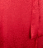 Michael Kors Women's Faux Wrapped Dress X-Small Crimson