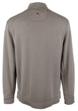 Tommy Bahama Flipshore Sudadera reversible con media cremallera para hombre, talla pequeña, color piedra spa