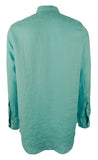 Michael Kors Men's Long Sleeve Tailored Linen Shirt