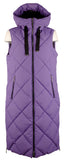 Vince Camuto Women's Collar Belted Wrap Front Coat Purple Small